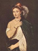 Portrait of a Young Woman r, TIZIANO Vecellio